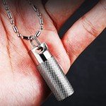 WANERSEN Titanium Waterproof Pill Case for Outdoors