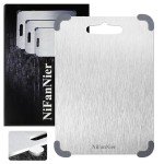 Pure Titanium Cutting Board - Double-Sided Design