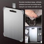 Pure Titanium Cutting Board - Double-Sided Design