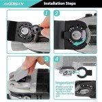 60 PCS Titanium Oscillating Tool Blades Kit