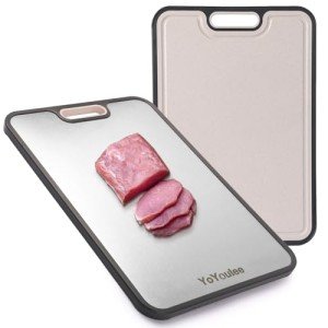 Double-Sided Titanium Cutting Board for Kitchen