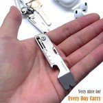 Titanium EDC Pry Bar Multi-Tool Keychain Gadget