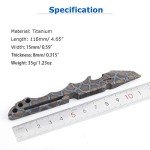 Hamans Titanium EDC Pry Bar Multi-Tool