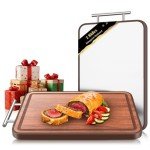 Double-Sided Titanium Cutting Board - 17.7"x11.6