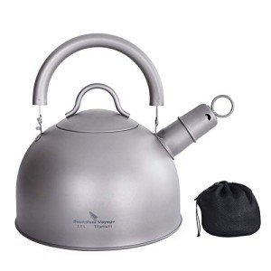 iBasingo 2L Titanium Whistling Tea Kettle