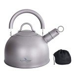 iBasingo 2L Titanium Whistling Tea Kettle