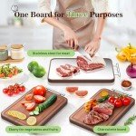 Double-Sided Titanium Cutting Board - 17.7"x11.6