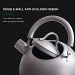 iBasingo 2L Titanium Whistling Tea Kettle