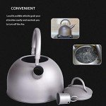 iBasingo 2L Titanium Whistling Tea Kettle