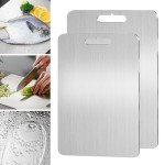 Titanium Double-Sided Cutting Board Set, 2 Pack
