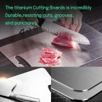 Titanium Double-Sided Cutting Board Set, 2 Pack
