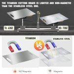 FIVOSE 100% Pure Titanium Kitchen Cutting Board