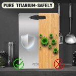 FIVOSE 100% Pure Titanium Kitchen Cutting Board