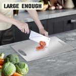 FIVOSE 100% Pure Titanium Kitchen Cutting Board