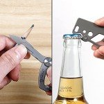 TACRAY Titanium Keychain Clip with Utility Knife
