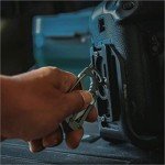 Titanium EDC Keychain Knife with Quick Release Clip