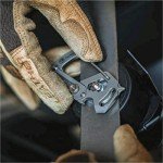 Titanium EDC Keychain Knife with Quick Release Clip