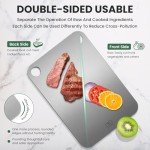Pure Titanium Double-Sided Cutting Board for Kitchen