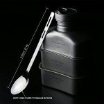 WolkeTour Titanium Outdoor Mess Kit with Canteen