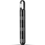 Titanium Keychain Pill Holder for Travel and Vitamins
