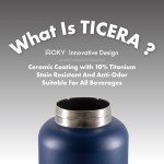WOKY TICERA 40oz Titanium Ceramic Insulated Tumbler