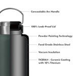 WOKY TICERA 40oz Titanium Ceramic Insulated Tumbler