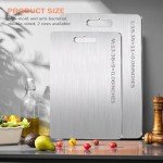 BELLPO Double-Sided Titanium Cutting Board 15.4x11