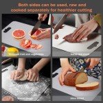 BELLPO Double-Sided Titanium Cutting Board 15.4x11