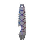 Titanium Mini Bottle Opener with Pry Bar