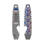 Titanium Mini Bottle Opener with Pry Bar