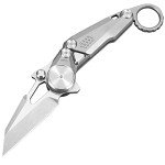 WANERSEN Titanium Quick-Open Tactical Knife, Gray