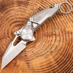 WANERSEN Titanium Quick-Open Tactical Knife, Gray