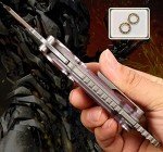 WANERSEN Titanium Quick-Open Tactical Knife, Gray