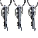 Titanium Bottle Opener Keychain - Set of 3