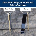 Titanium Bottle Opener Keychain - Set of 3