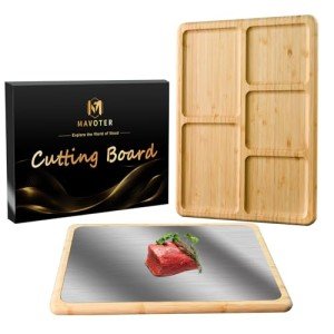 Double-Sided Titanium Cutting Board & Serving Tray