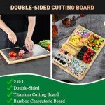 Double-Sided Titanium Cutting Board & Serving Tray