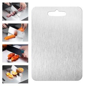 SHIRIA Double-Sided Titanium Cutting Board - 18x12in