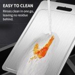 Pure Titanium Cutting Board with Juice Groove - Small