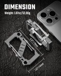 Titanium Carabiner Multitool with Bottle Opener