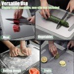 Medium Pure Titanium Cutting Board with Non-Slip Pad