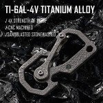 Titanium Carabiner Keychain Tool & Bottle Opener