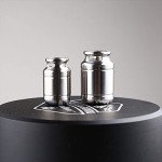 WANERSEN Titanium Waterproof Pill Case with Metal Ring