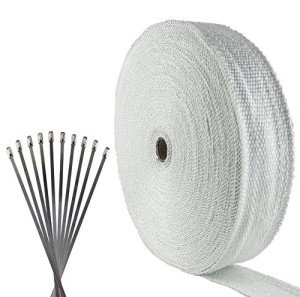 Titanium Exhaust Pipe Wrap Heat Shield Tape