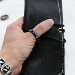 WANERSEN Titanium EDC Rings for Everyday Wear