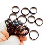 WANERSEN Titanium EDC Rings for Everyday Wear