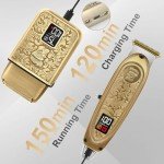 Titanium Electric Razor & Grooming Kit for Men