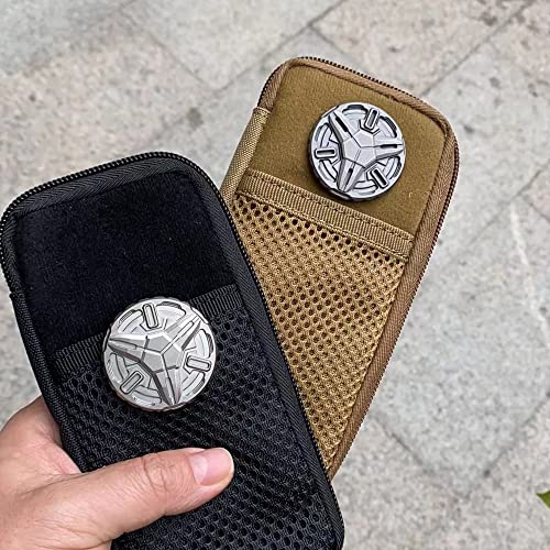 WANERSEN Titanium EDC Camping Backpack Badge Accessory