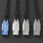 Titanium Emergency Survival Whistle with Necklace