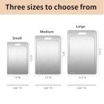 Pure Titanium Cutting Board with Juice Groove - Small